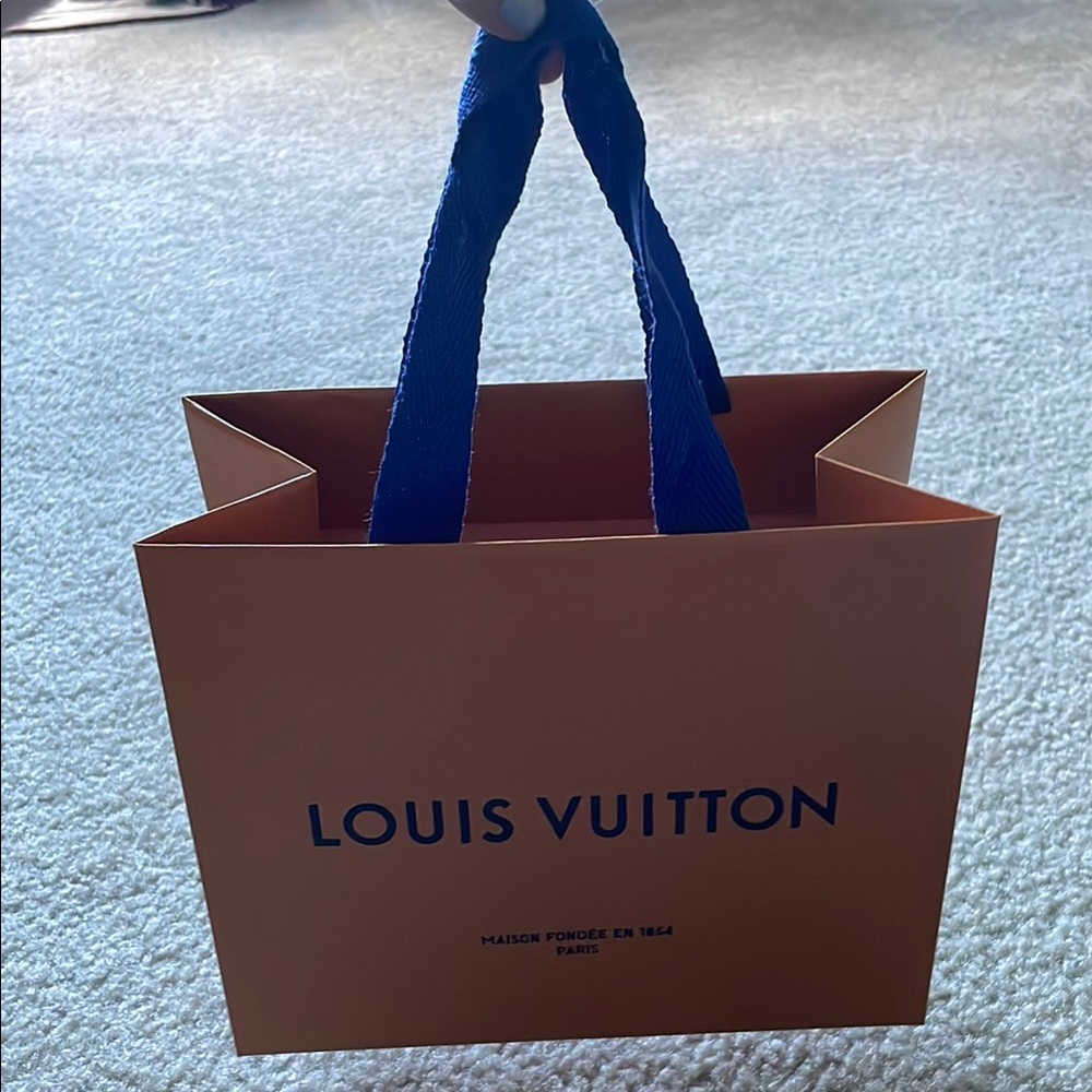 Louis Vuitton Orange Shopping Bag